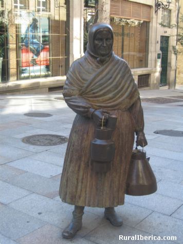 La lechera. Orense, Galicia - Orense, Orense, Galicia